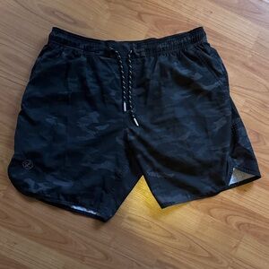 Black Legend 7” w/liner Camo Athletic Shorts
